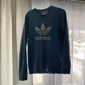 Blue Adidas Crew Neck